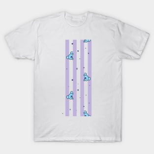 BT21 Koya Striped Pajamas Pattern T-Shirt